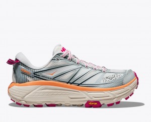 Basket HOKA Mafate Speed 2 Femme Blanche Grise Orange | 4726LHYAE