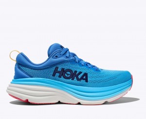 Chaussure Running HOKA Bondi 8 Femme Bleu | 0156WMJFC