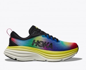 Chaussure Running HOKA Bondi 8 Femme Noir Multicolore | 8347YZDQL