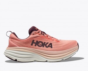 Chaussure Running HOKA Bondi 8 Homme Corail | 1283YEHDV