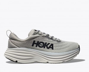 Chaussure Running HOKA Bondi 8 Homme Grise | 3412ZFUPM