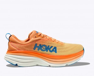 Chaussure Running HOKA Bondi 8 Homme Orange Orange Clair | 1096TOWHQ