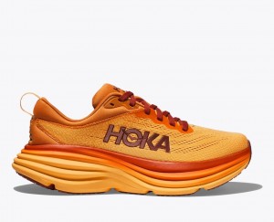 Chaussure Running HOKA Bondi 8 Homme Orange | 4375FGWCN