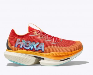 Chaussure Running HOKA Cielo X1 Femme Orange Rouge | 2679JVFHO