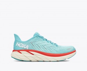 Chaussure Running HOKA Clifton 8 Femme Turquoise | 9430QAEKG