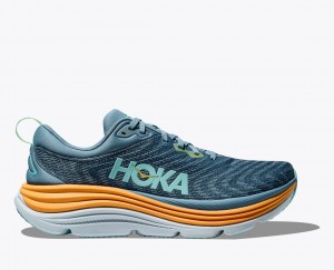 Chaussure Running HOKA Gaviota 5 Homme Bleu Orange | 6345SJOGP