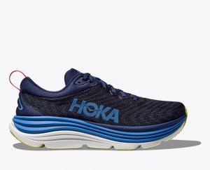 Chaussure Running HOKA Gaviota 5 Homme Noir Bleu Marine | 9604CFSNV