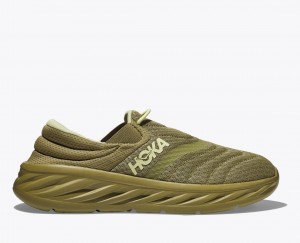 Chaussure Slip On HOKA Ora Recovery 2 Homme Vert Olive | 1073QIZWC