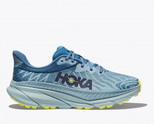 Chaussure Trail Running HOKA Challenger 7 Homme Bleu Bleu Clair | 2486LFRDP