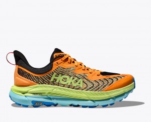 Chaussure Trail Running HOKA Mafate Speed 4 Homme Orange Vert | 9741PITGX