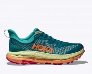 Chaussure Trail Running HOKA Mafate Speed 4 Homme Vert Foncé Vert Orange | 7492CDXON