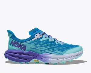 Chaussure Trail Running HOKA Speedgoat 5 Femme Bleu Violette | 6108HJOVW