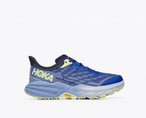 Chaussure Trail Running HOKA Speedgoat 5 Femme Bleu Bleu Clair | 1865PEFCO