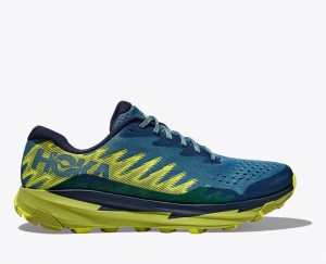 Chaussure Trail Running HOKA Torrent 3 Homme Bleu Foncé Vert | 8493HBZCF