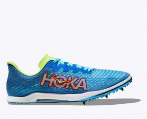 Chaussure d'Athlétisme HOKA Cielo X 2 MD Femme Bleu Vert | 0381CRGQJ