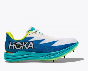 Chaussure d'Athlétisme HOKA Crescendo MD Homme Blanche Bleu | 7815WJUBK