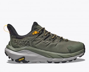 Chaussure de Randonnée HOKA Kaha 2 Low GTX Homme Vert Olive | 3175DFQYG