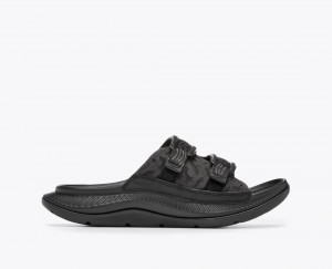 Slide HOKA Ora Luxe Homme Noir | 9615RVSYN