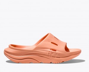 Slide HOKA Ora Recovery 3 Femme Orange Foncé | 4937PAVBO