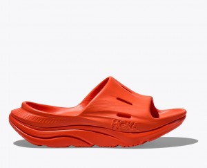 Slide HOKA Ora Recovery 3 Femme Rouge Orange | 0768PXTYJ