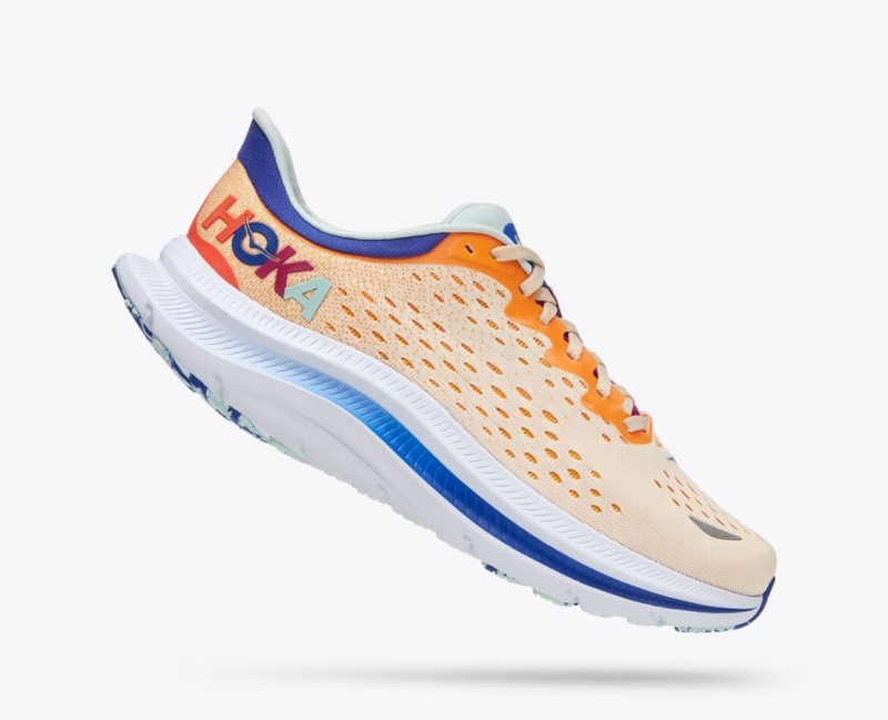 Basket HOKA Kawana Homme Orange Blanche | 3870MBLKZ