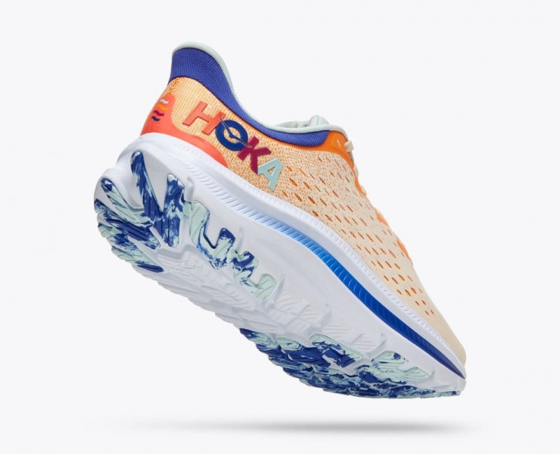 Basket HOKA Kawana Homme Orange Blanche | 3870MBLKZ