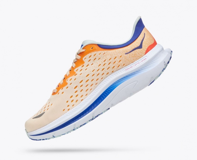 Basket HOKA Kawana Homme Orange Blanche | 3870MBLKZ