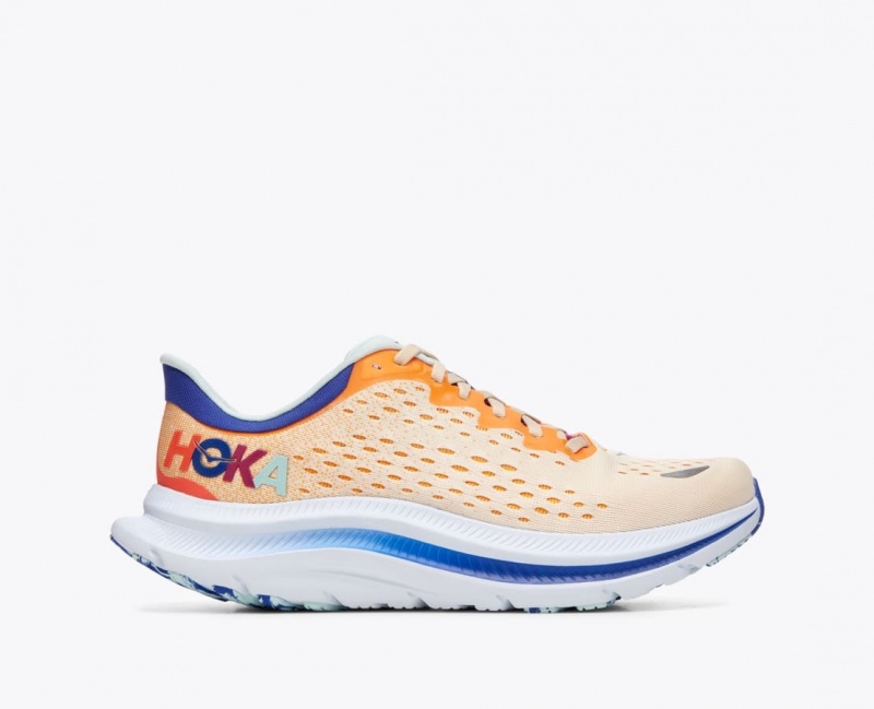 Basket HOKA Kawana Homme Orange Blanche | 3870MBLKZ