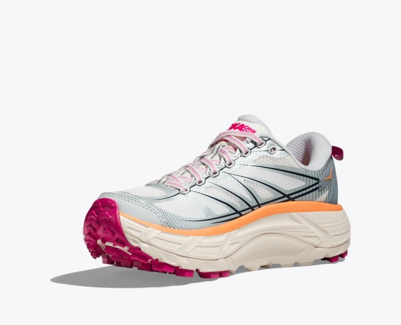 Basket HOKA Mafate Speed 2 Femme Blanche Grise Orange | 4726LHYAE