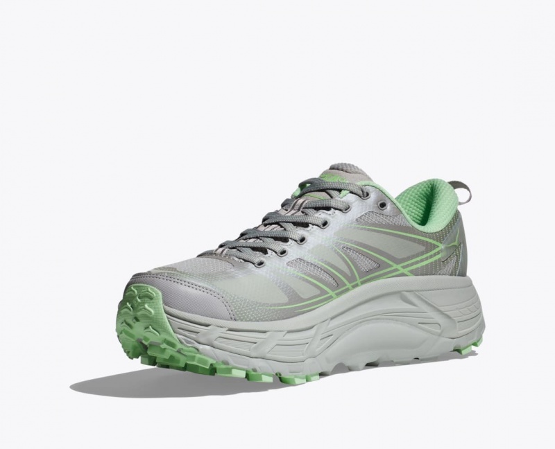 Basket HOKA Mafate Speed 2 Femme Grise Vert | 8351WBIPH