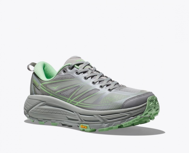 Basket HOKA Mafate Speed 2 Femme Grise Vert | 8351WBIPH