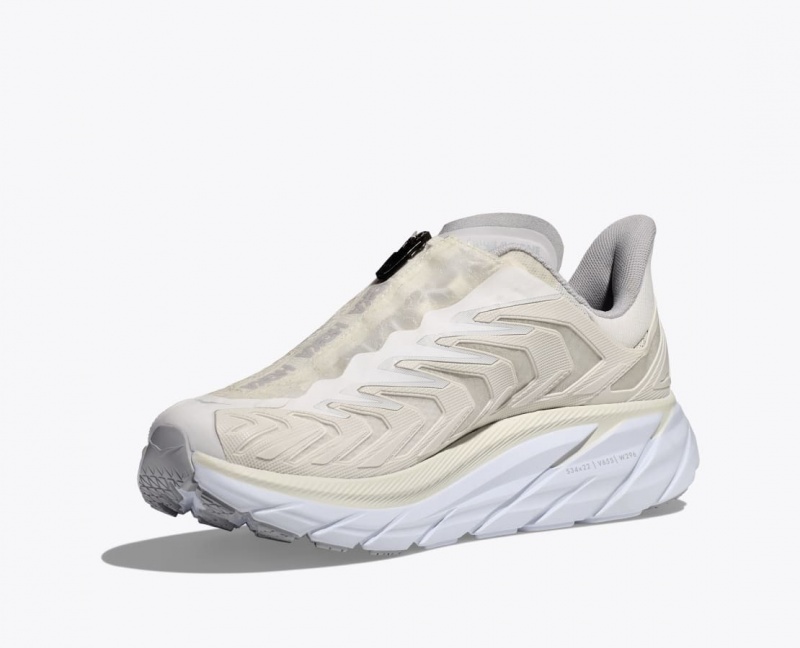 Basket HOKA Project Clifton Femme Blanche | 5024ALNEI