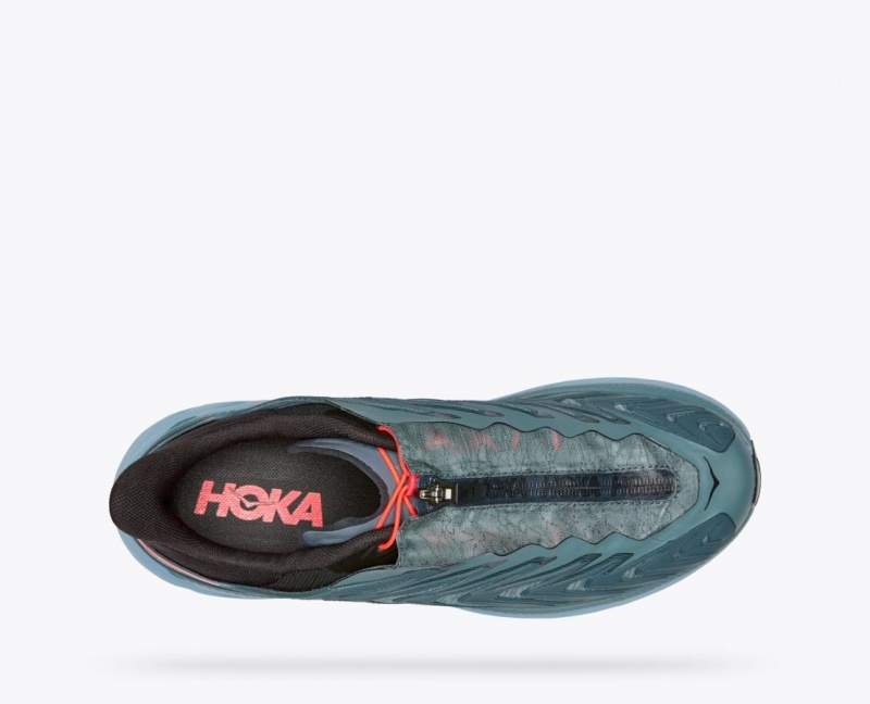 Basket HOKA Project Clifton Femme Bleu Vert Grise | 1825PBSEL