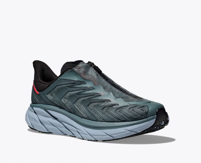 Basket HOKA Project Clifton Femme Bleu Vert Grise | 1825PBSEL