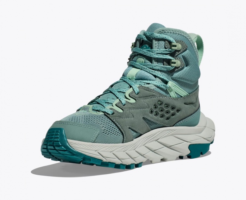 Botte Randonnée HOKA Anacapa Breeze Mid Femme Turquoise | 3051IWQUE