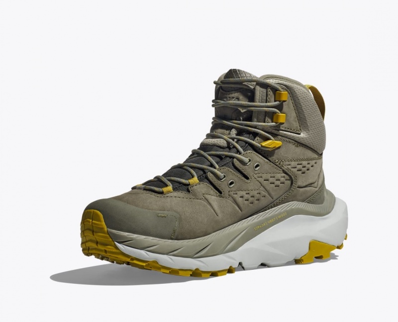 Botte Randonnée HOKA Kaha 2 GTX Homme Vert Olive | 3294IPBKT