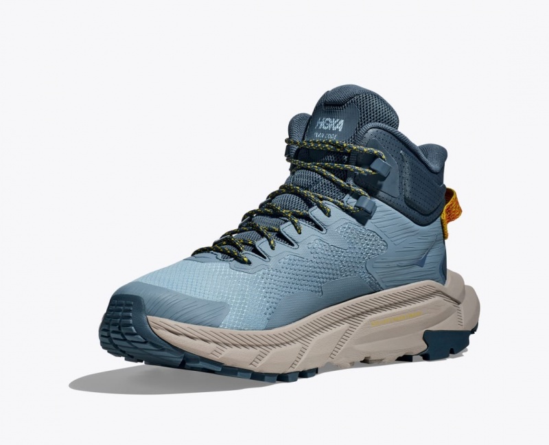 Botte Randonnée HOKA Trail Code GTX Homme Bleu | 4508OHBZK