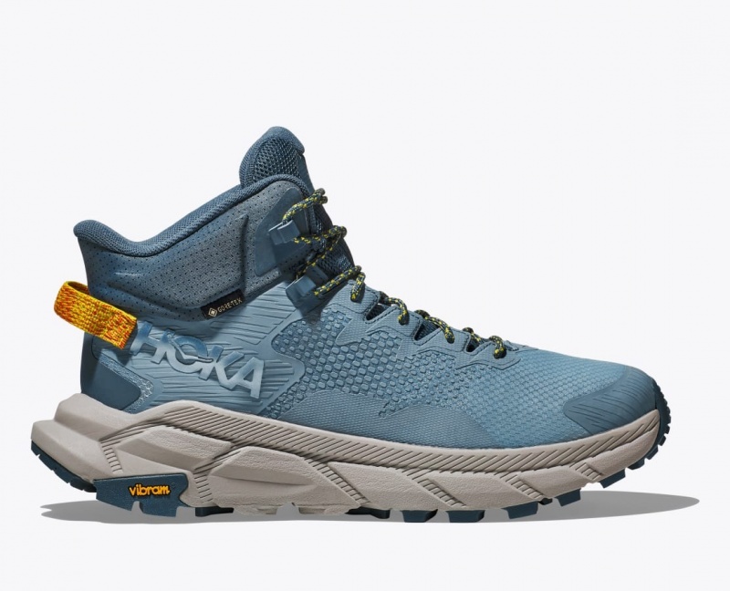 Botte Randonnée HOKA Trail Code GTX Homme Bleu | 4508OHBZK