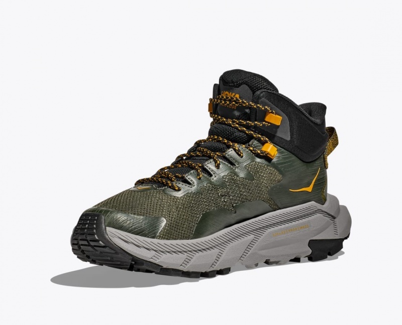 Botte Randonnée HOKA Trail Code GTX Homme Vert Foncé | 1635RLYIU