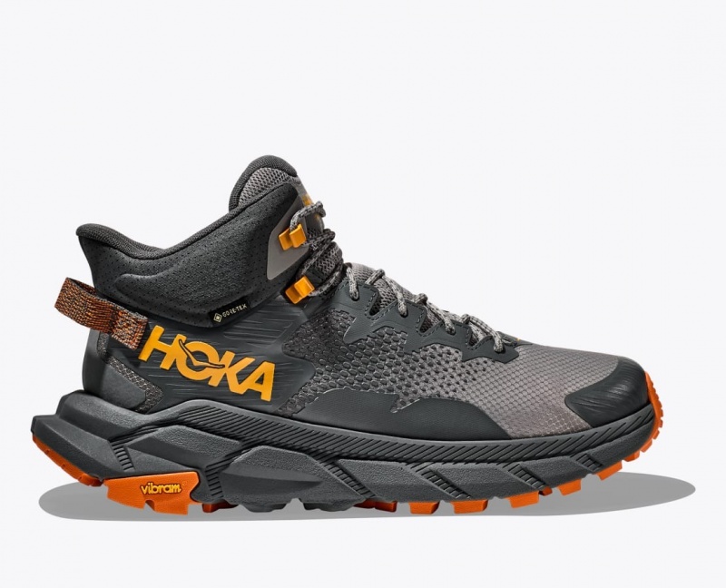 Botte Randonnée HOKA Trail Code GTX Homme Grise Noir | 1928BTWUR