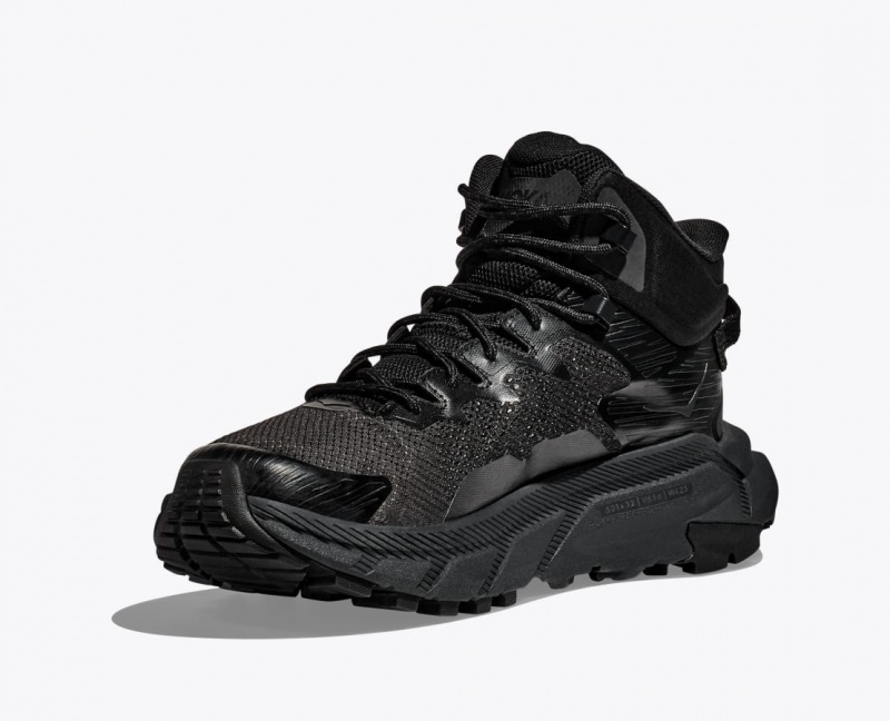 Botte Randonnée HOKA Trail Code GTX Homme Noir | 8579FMHKZ