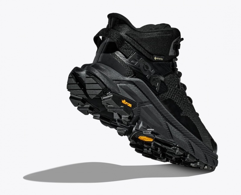 Botte Randonnée HOKA Trail Code GTX Homme Noir | 8579FMHKZ