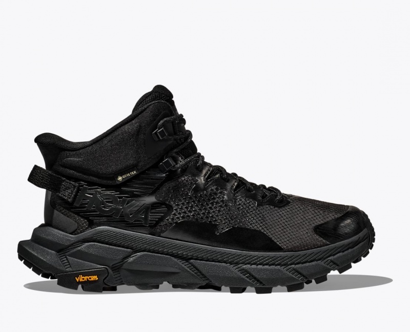 Botte Randonnée HOKA Trail Code GTX Homme Noir | 8579FMHKZ