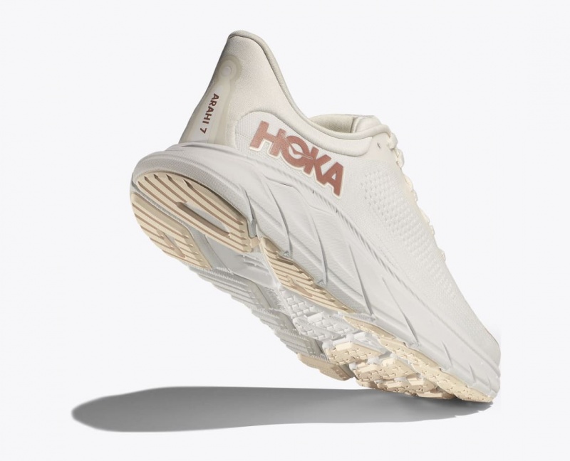 Chaussure Running HOKA Arahi 7 Femme Blanche | 1834YNGPA