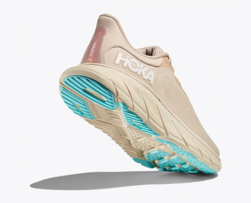 Chaussure Running HOKA Arahi 7 Femme Kaki | 7846SRUNL