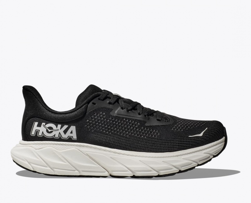 Chaussure Running HOKA Arahi 7 Femme Noir Blanche | 6540RHUXP