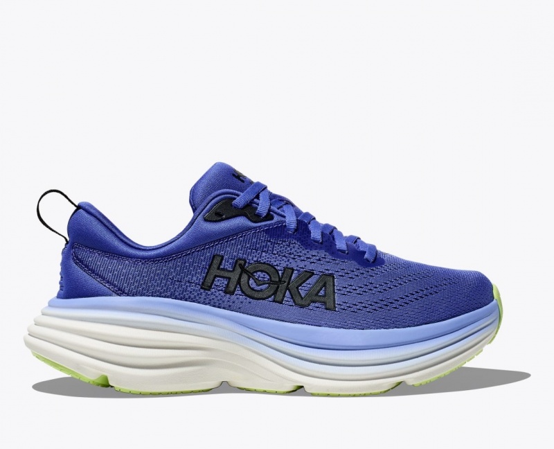 Chaussure Running HOKA Bondi 8 Femme Bleu Foncé | 7396PYHIV