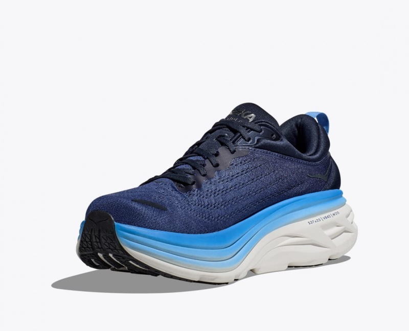 Chaussure Running HOKA Bondi 8 Homme Bleu Foncé Bleu | 3764AHTED