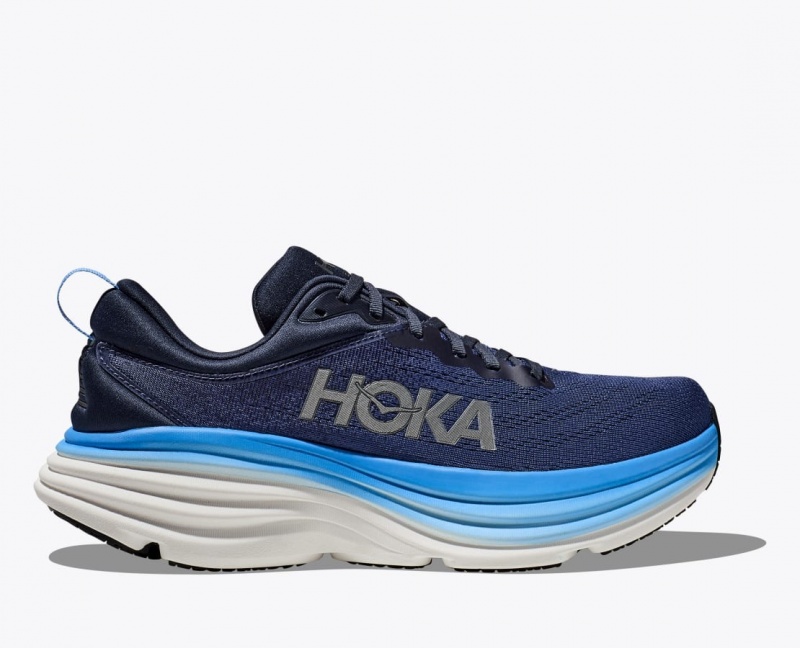 Chaussure Running HOKA Bondi 8 Homme Bleu Foncé Bleu | 3764AHTED