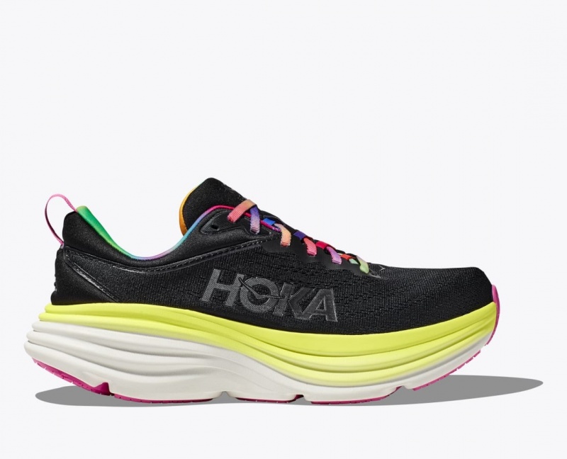 Chaussure Running HOKA Bondi 8 Homme Noir Multicolore | 2708GTSAW